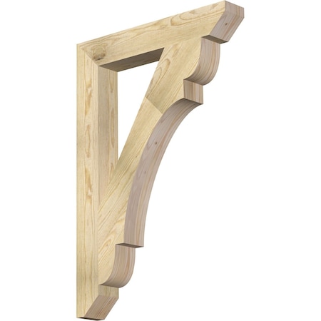 Ekena Millwork Olympic Slat Rough Sawn Bracket, Douglas Fir, 4"W x 26"D x 38"H BKT04X26X38OLY06RDF